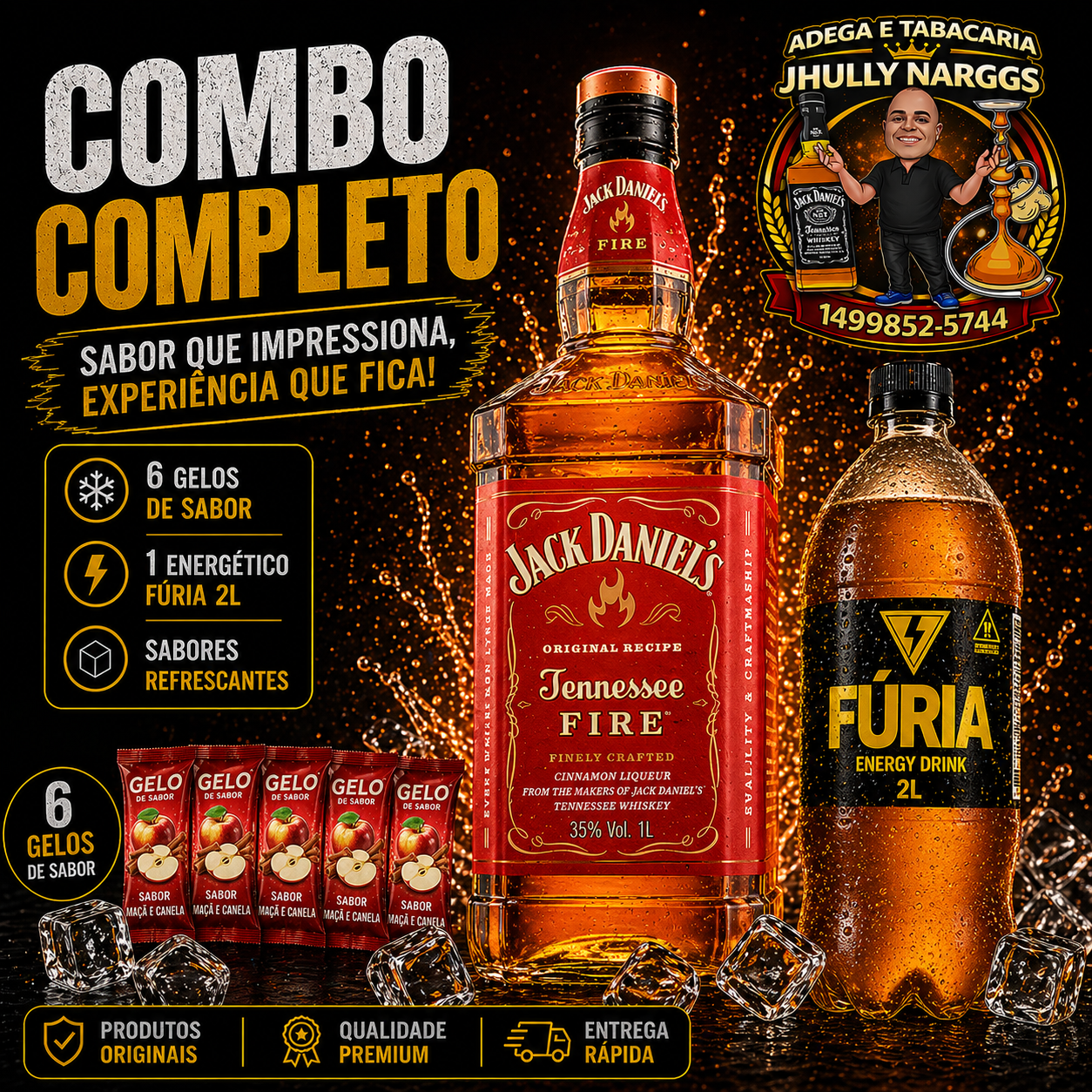 COMBO JACK DANIELS FIRE