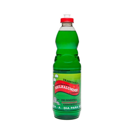 BRILHA ALUMÍNIO DETERGENTE LIQUIDO 500ML