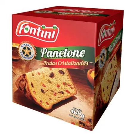 PANETONE FRUTAS FONTINI CAIXA 18/400 GR