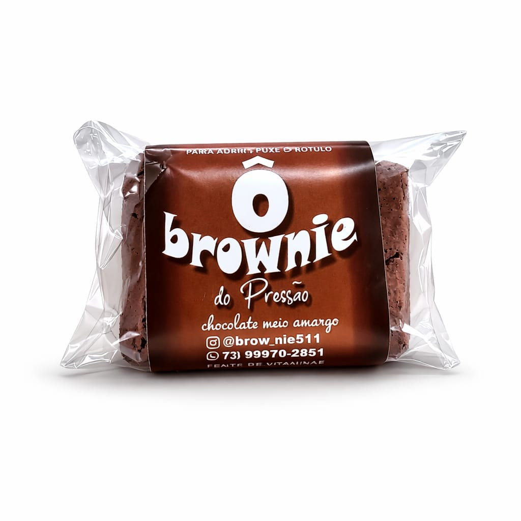 BROWNIE MEIO AMARGO 