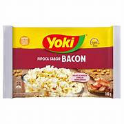 PIPOCA MICROONDAS BACON YOKI 100G