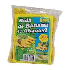 Bala Fumel Banana Zero Abacaxi 100g