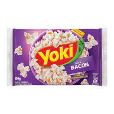 Pipoca micro Yoki bacon 100g