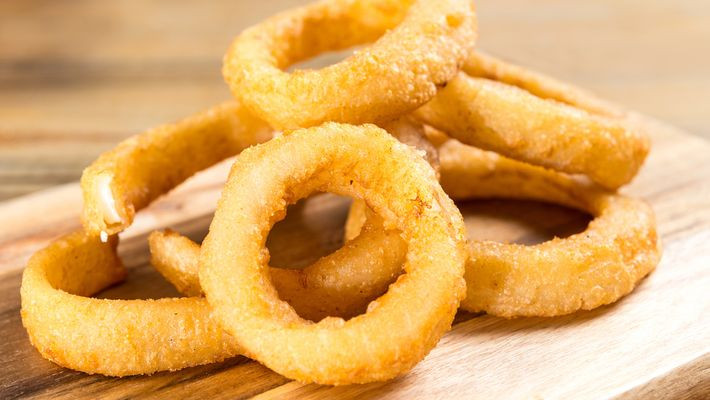 Anéis de Cebola Frita