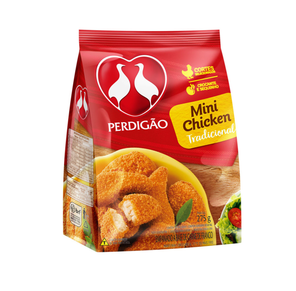 Empanado Perdigao Mini Chicken 275g Tradicional 