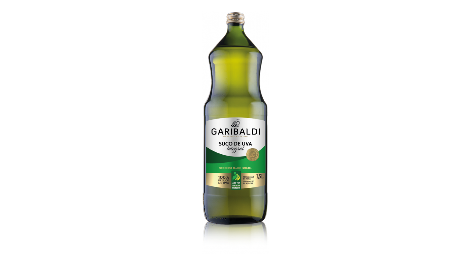 Suco Garibaldi integral Uva Branco 1,5L