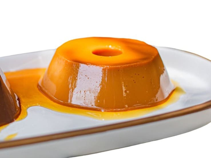  Pudim de doce de leite