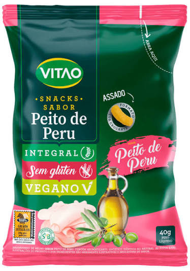Snack Integral Peito Peru 40g 