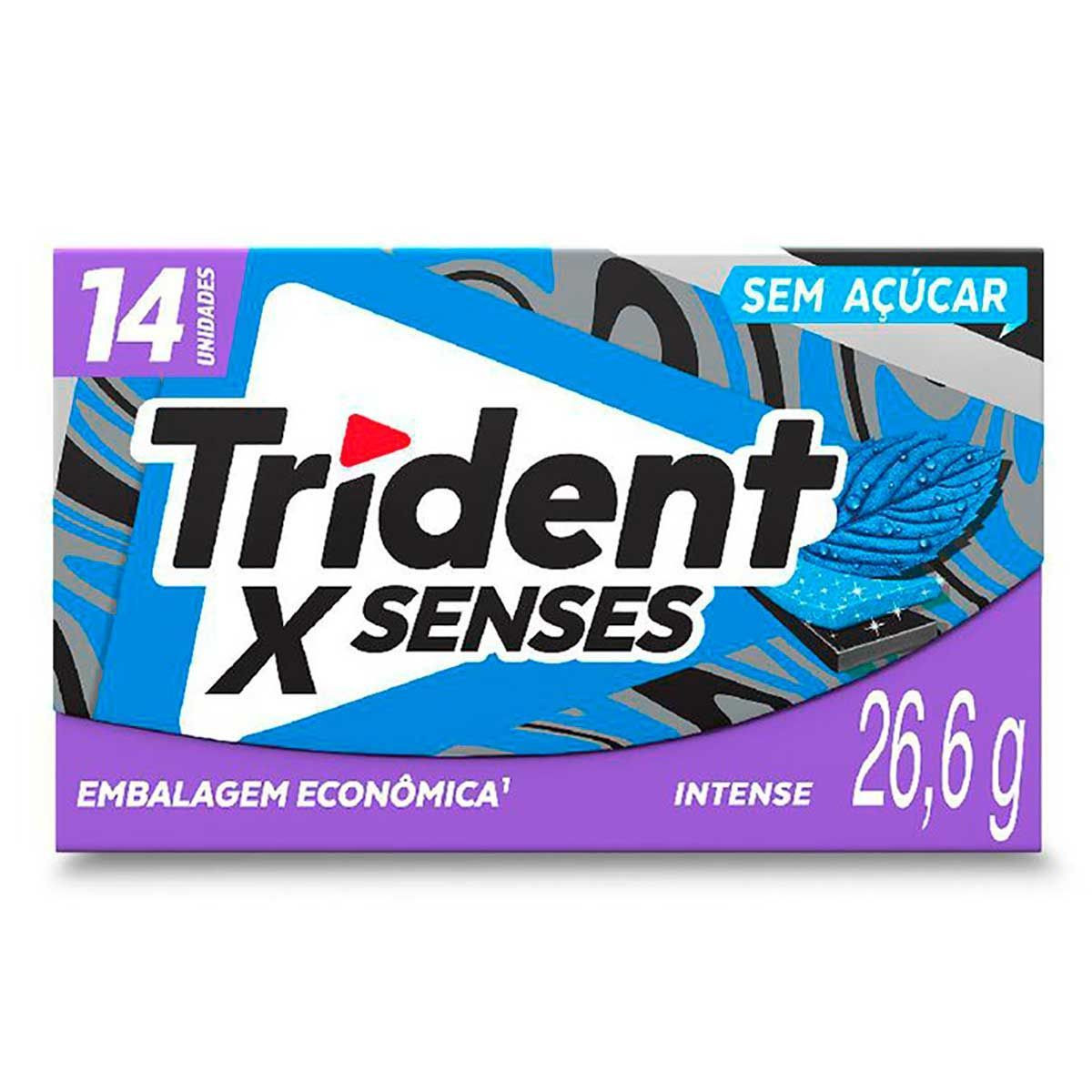 CHICLETE TRIDENT 14S BLUE CITRUS 26,6G