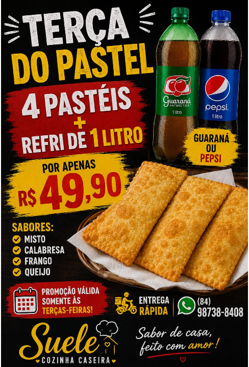 Combo 4x Pasteis 
