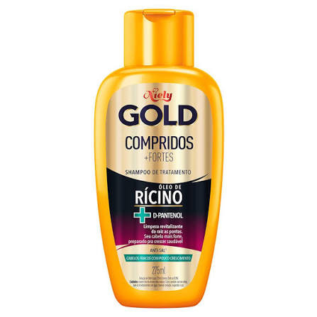 Shampoo niely Gold óleo de rícino 275ml 