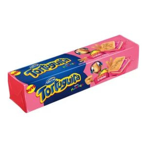 BISC RECHEADO TORTUGUITA MORANGO 130G¬