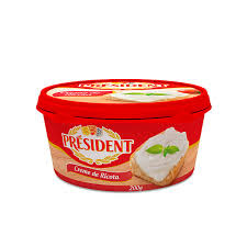 Creme De Ricota President 200g Tradicional