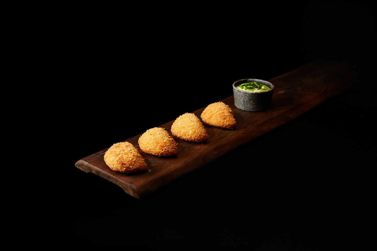 Risoles de pupunha com queijo serrano