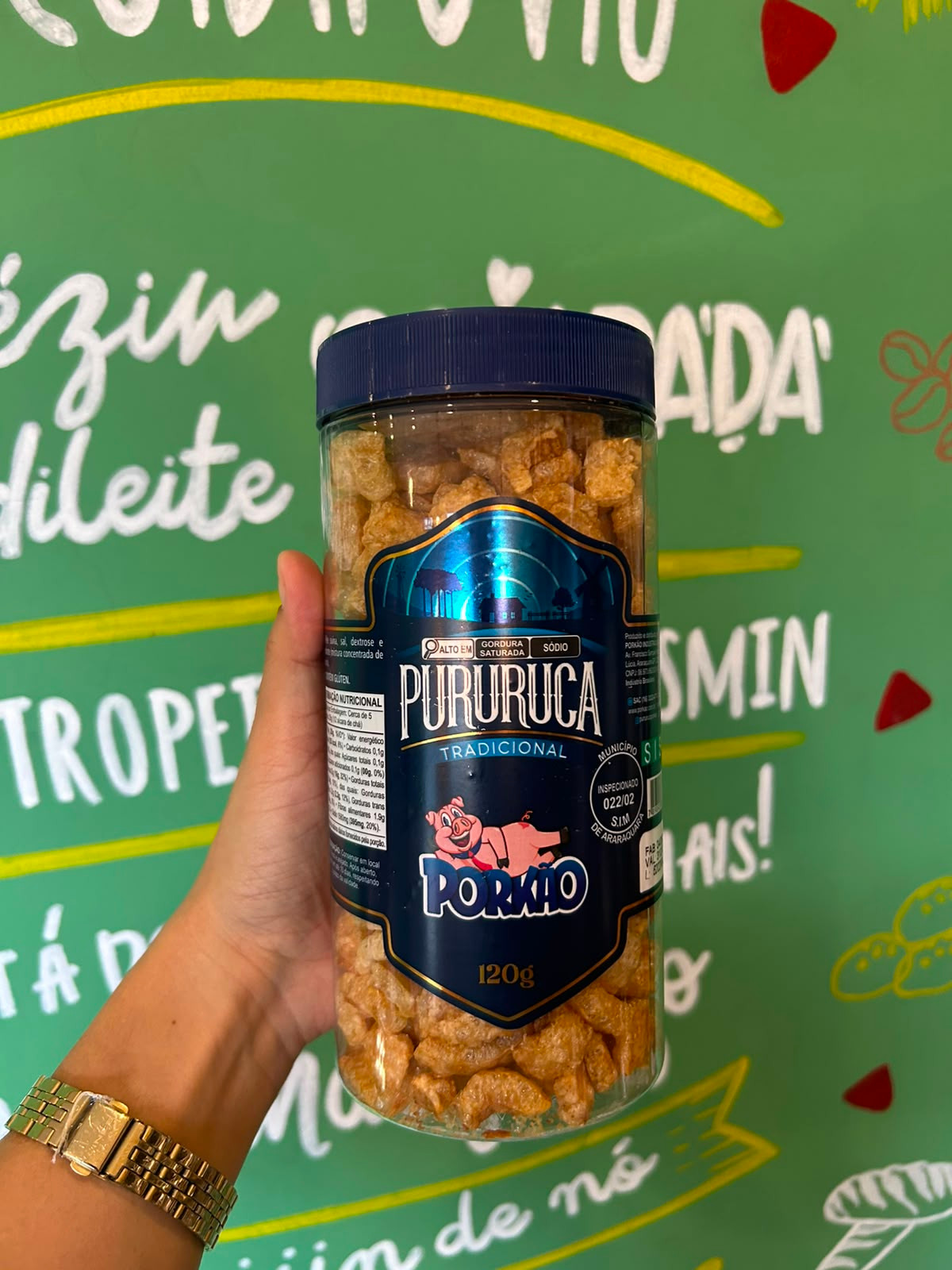 Torresmo Pururuca Tradicional - Porkao 120g