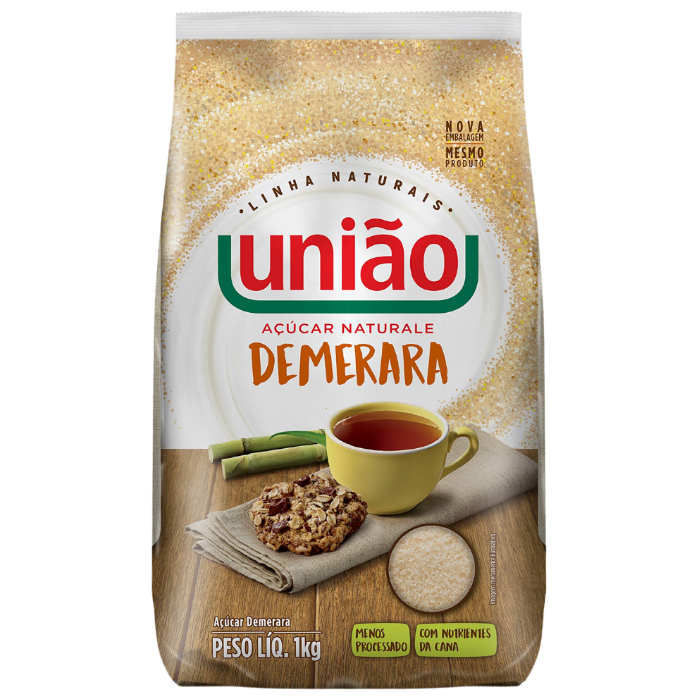 AÇUCAR DEMERARA UNIAO 1KG