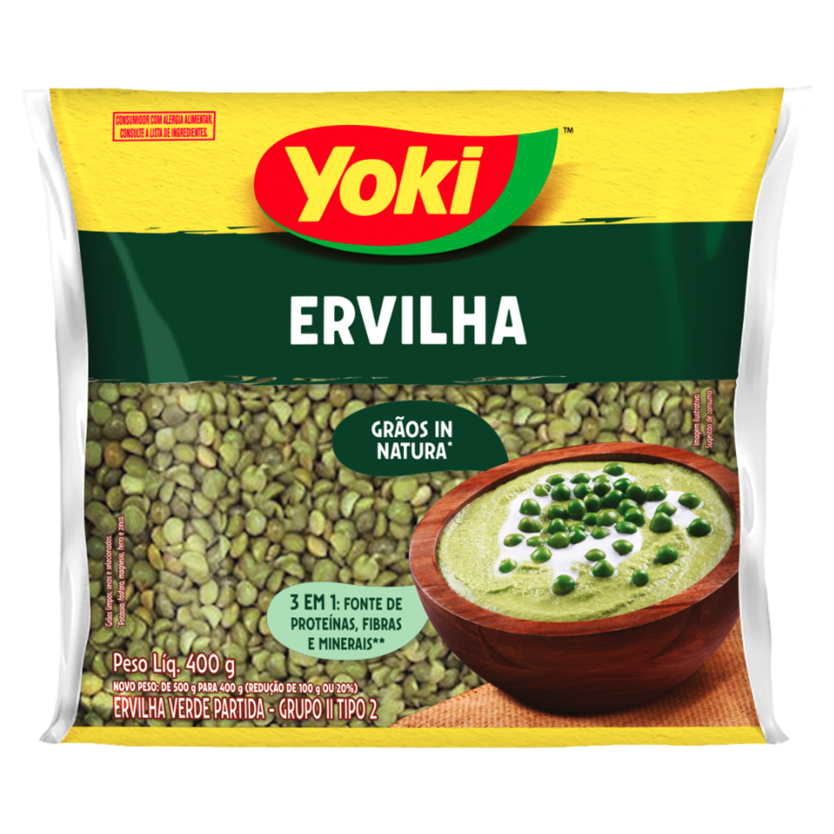 Ervilha Seca Yoki 400g