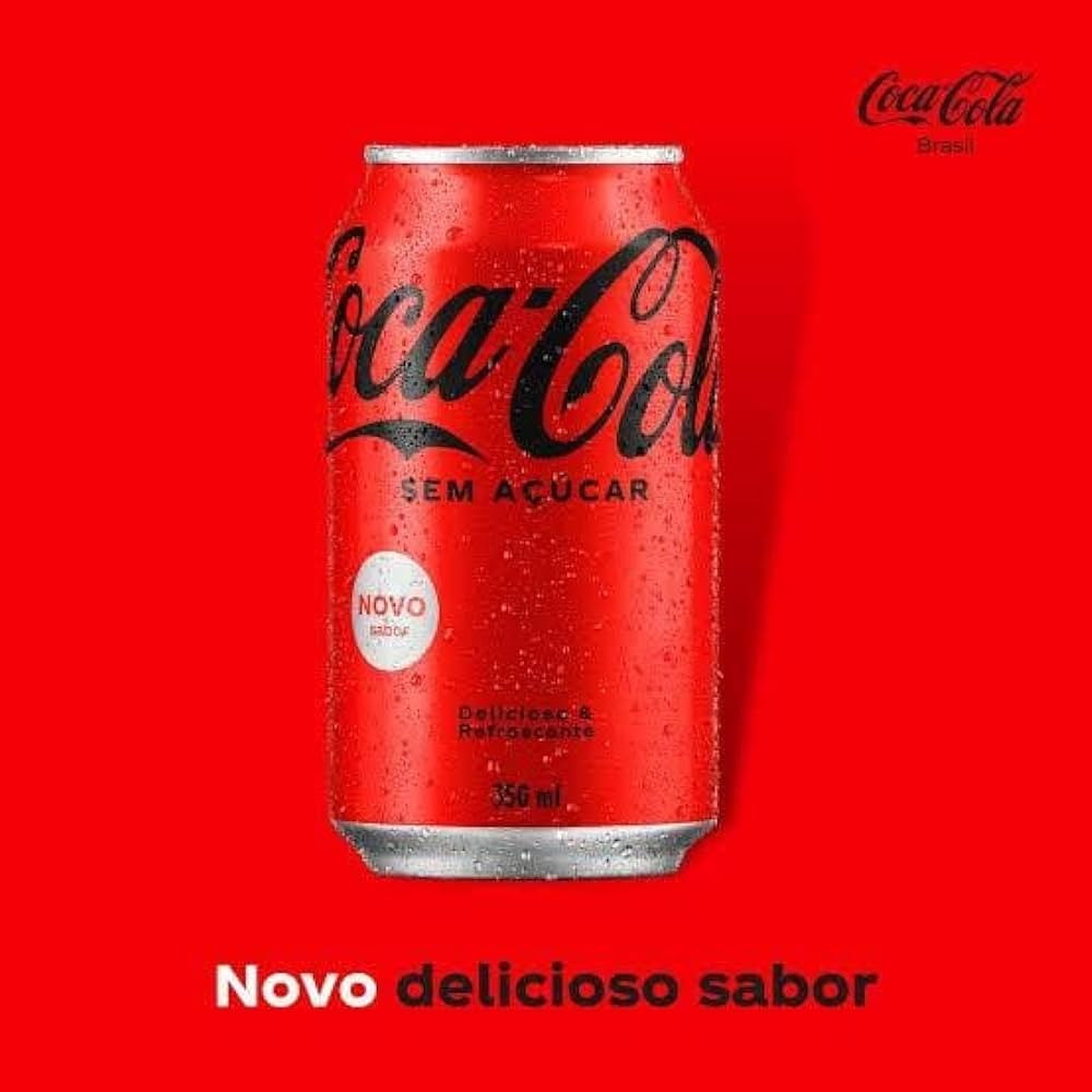 Coca-cola sem açúcar lata 350ml