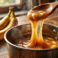 C/ CALDA DE BANANA CARAMELIZADA