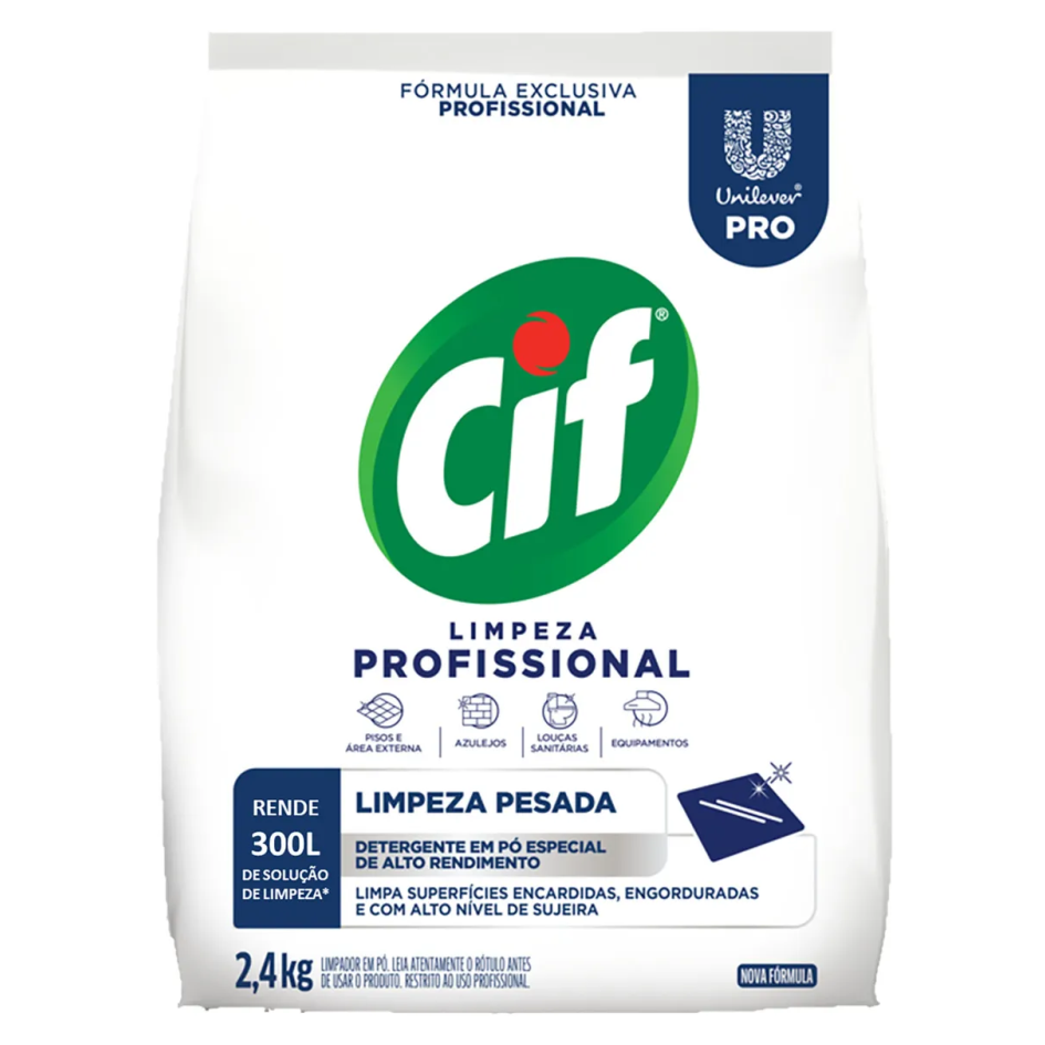SABAO EM PO CIF LIMPEZA PESADA 2,4KG