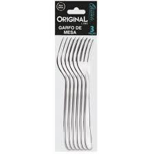 CARTELA GARFO MESA INOX C/6 ORIENTE