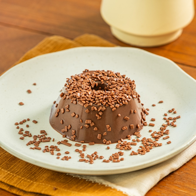 Pudinzim de Nutella Individual
