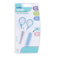 TESOURA INFANTIL LOLLY CAPA AZUL