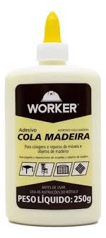 Cola para Madeira 250g - Worker