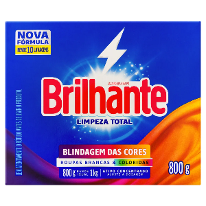 DET.PO BRILHANTE LIMPEZA TOTAL 800G