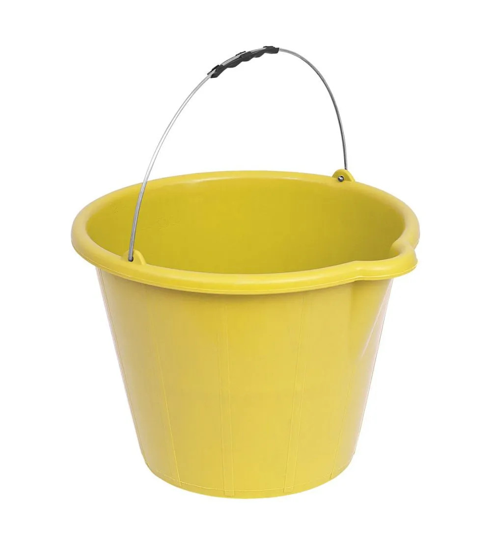 BALDE 12L EXTRA AMARELO ALÇA DE METAL
