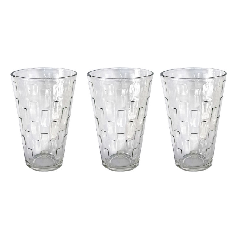 CONJUNTO COPO VIDRO 3PC 300ML BRICKS JOGO