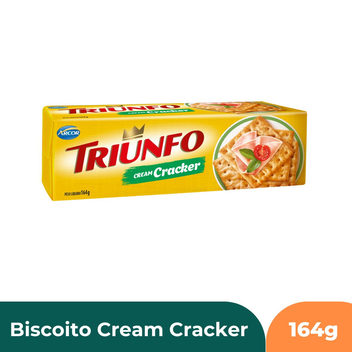 BISC TRIUNFO CREAM CRACKER 164G