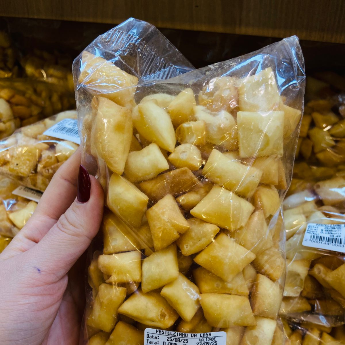 Pastelzinho da casa