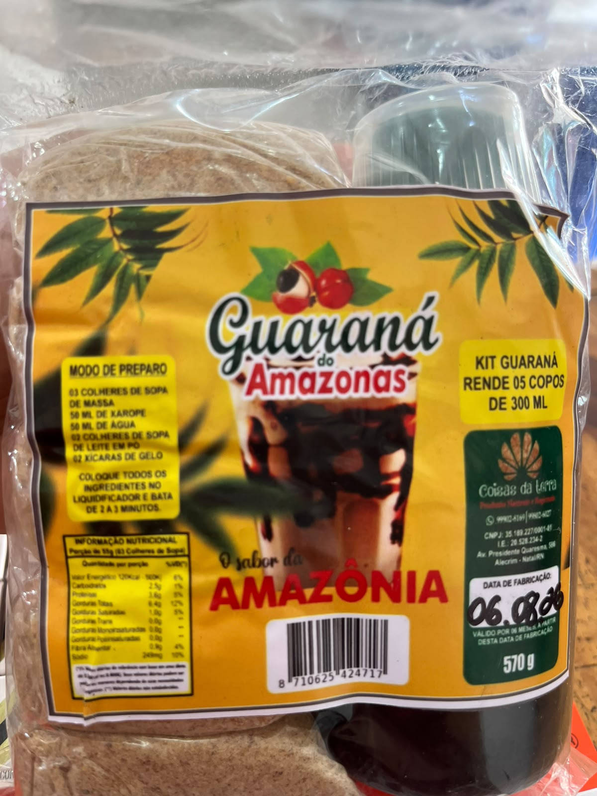 KIT GUARANAR DO AMAZONAS 570G