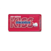 Confeito Mentos Kiss Morango - 50 Unidades