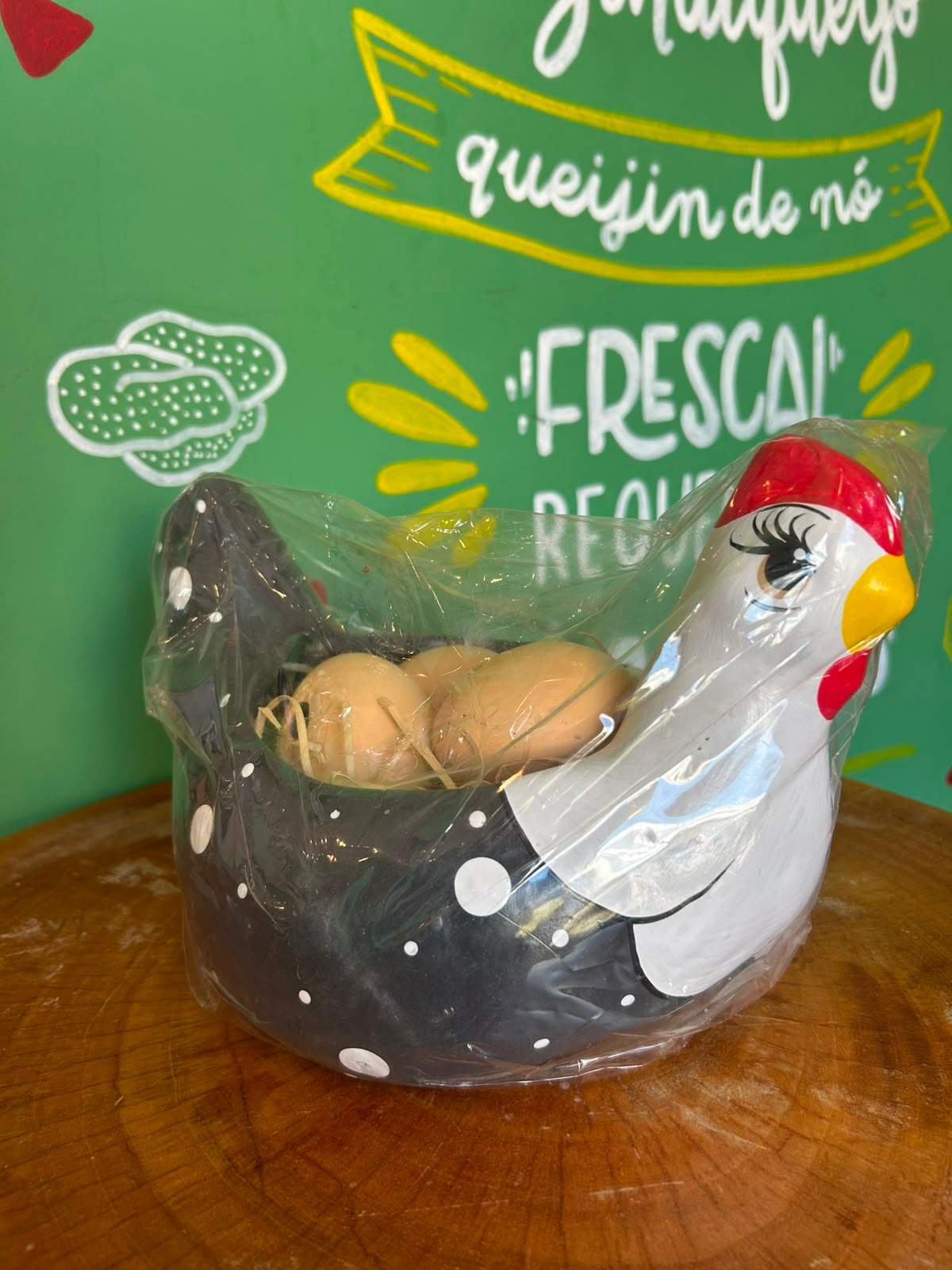 Galinha Porta-Ovos  Tamanho Grande