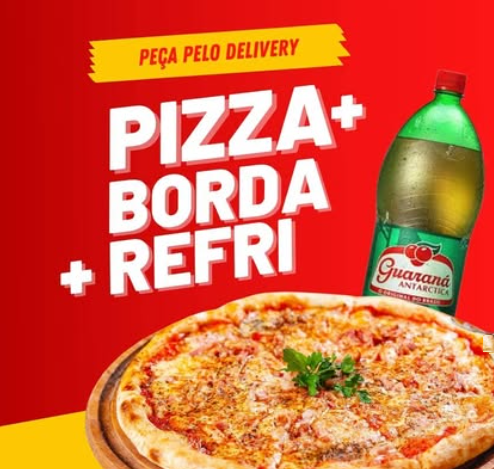 Pizza (G) + Borda + Refrigerante