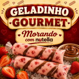 MORANGO COM NUTELLA