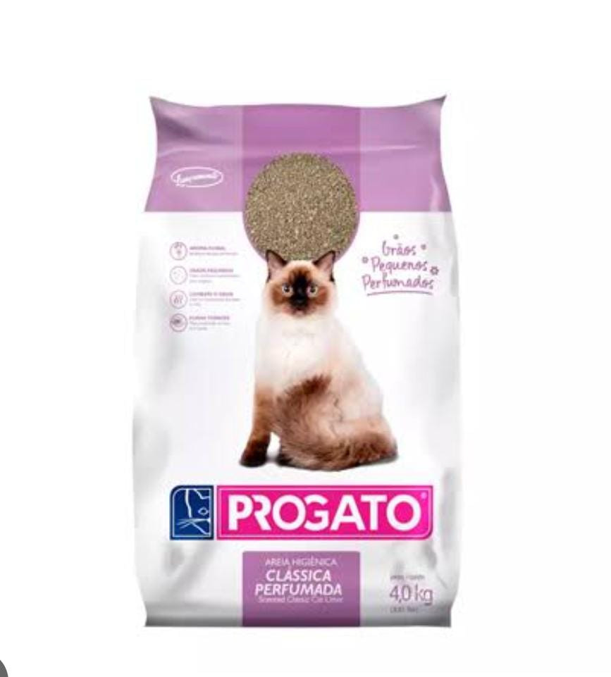 Progato Clássica Perfumada Areia Higiênica 4Kg