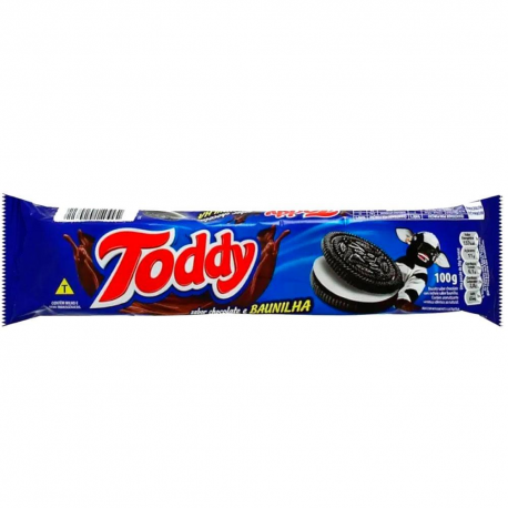 BISC RECHEADO TODDY BAUNILHA 100G