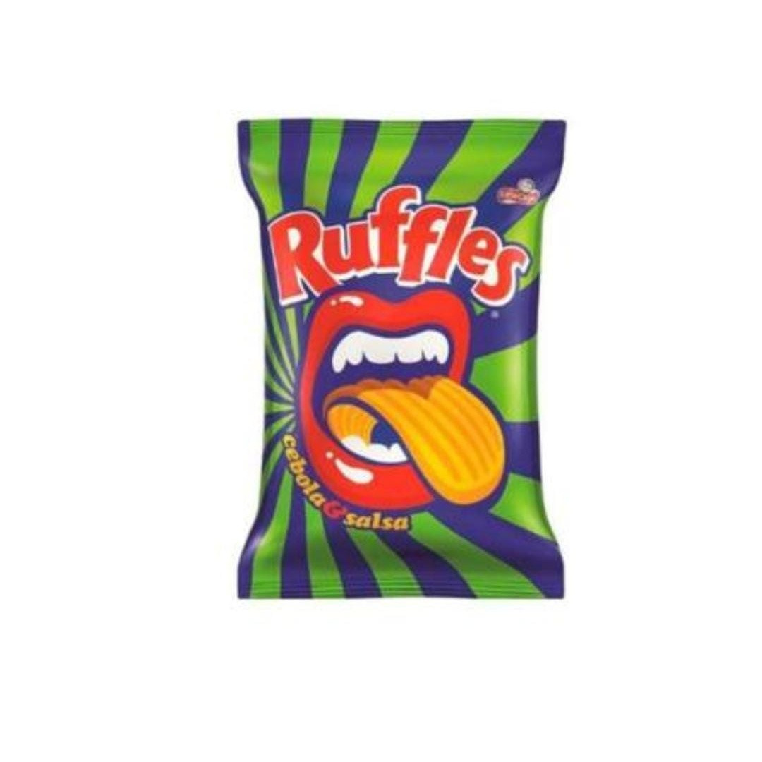 SALGADINHO RUFFLES SABOR CEBOLA E SALSA 32G