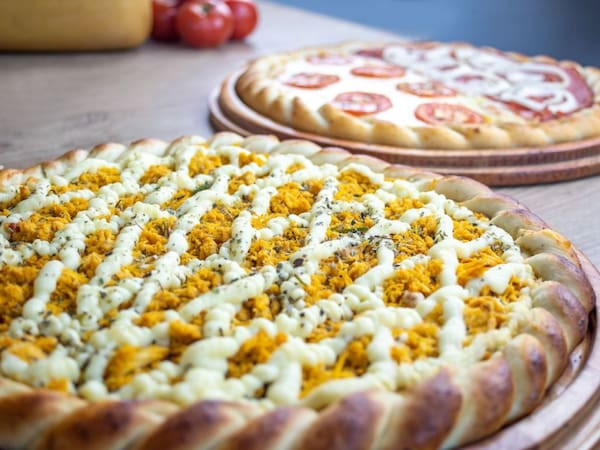 Pizza frango com Catupiry