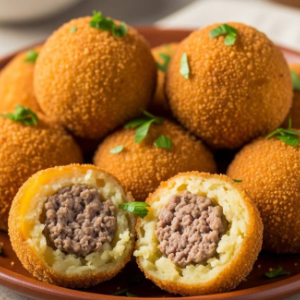 BOLINHA DE CARNE DO SOL