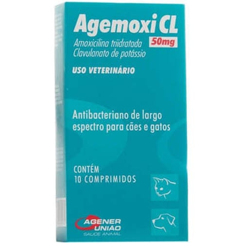 Agemoxi Cl 50mg 10 Comprimidos