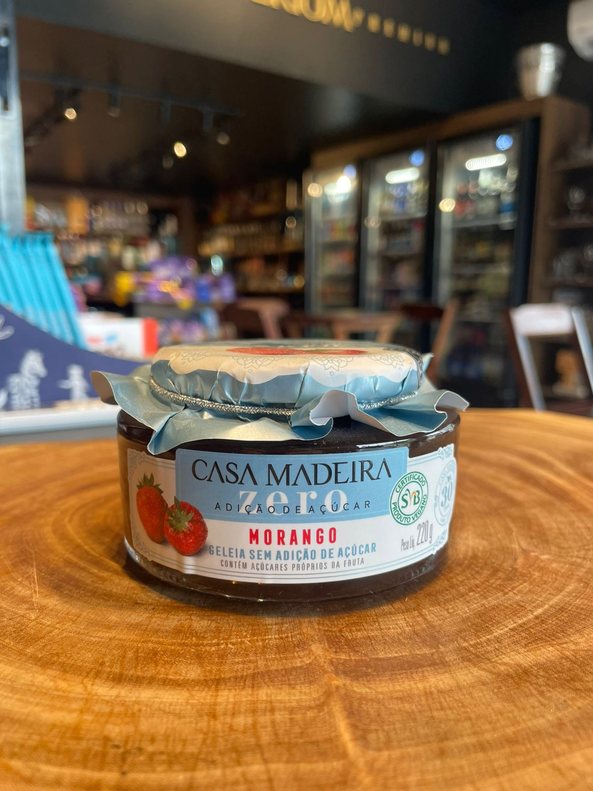 Casa Madeira Geleia Zero de Morango
