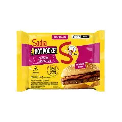 Hot Pocket X Burguer Bacon (Sadia) 145g