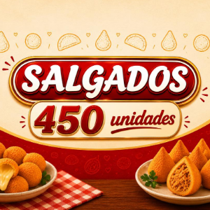 SALGADOS 450 UNIDADES