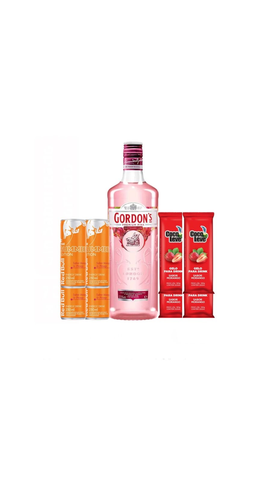 Combo GIN GORDONS PINK 