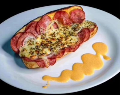 Pão Pizza Calabresa