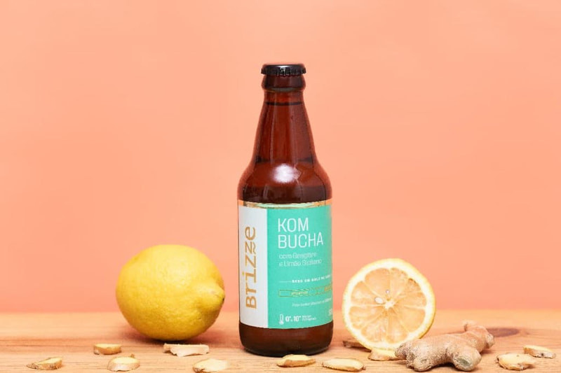 Kombucha Gengibre e Limão Siciliano